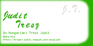 judit tresz business card